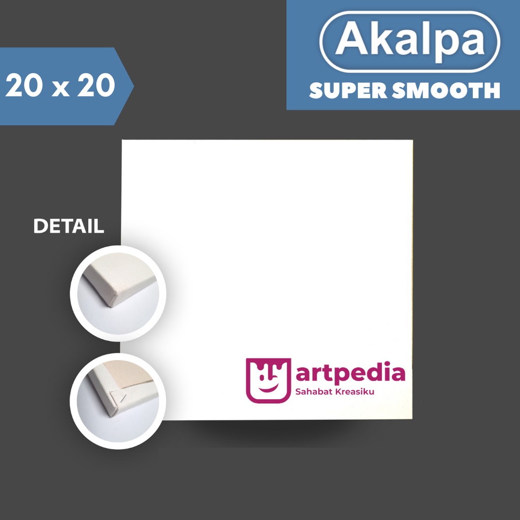 

CANVAS AKALPA SUPER SMOOTH / KANVAS LUKIS PREMIUM 10x10 20X20 20x30 30x30 30x40