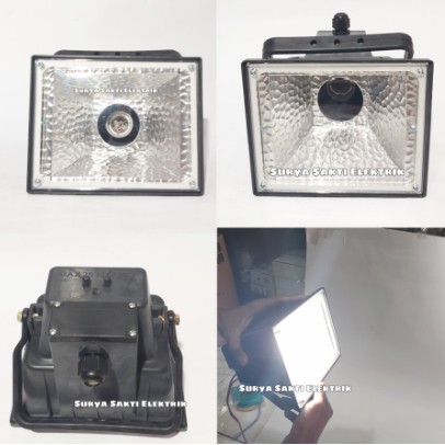 KAP BODY LAMPU SOROT 1 X E27 SLAST