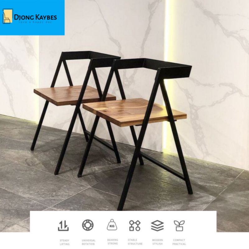 KURSI BELAJAR, KURSI KEDAI KOPI, DJONG KAYBES.CHAIR.KB. ORIGINAL. KURSI MINIMALIS