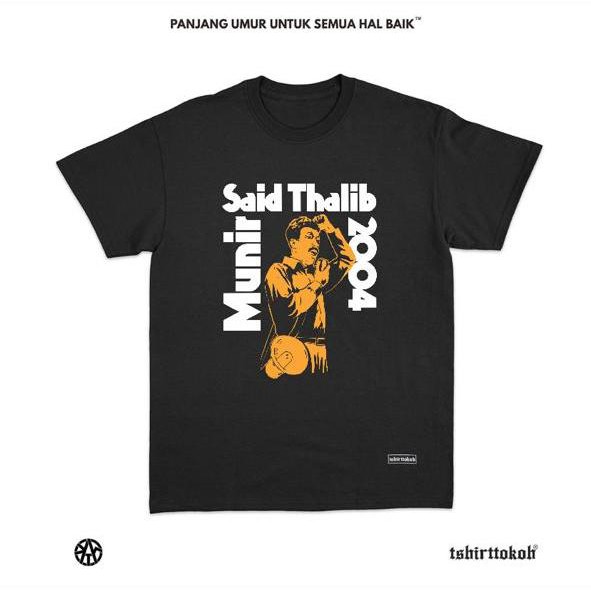 Tshirttokoh - Kaos Munir Said Thalib - Munir 2004