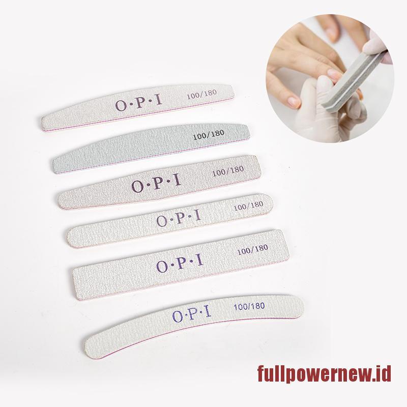 【COD】Nail File Double Side Buffer 100/180 Trimmer Sandpaper Professional Nail Files