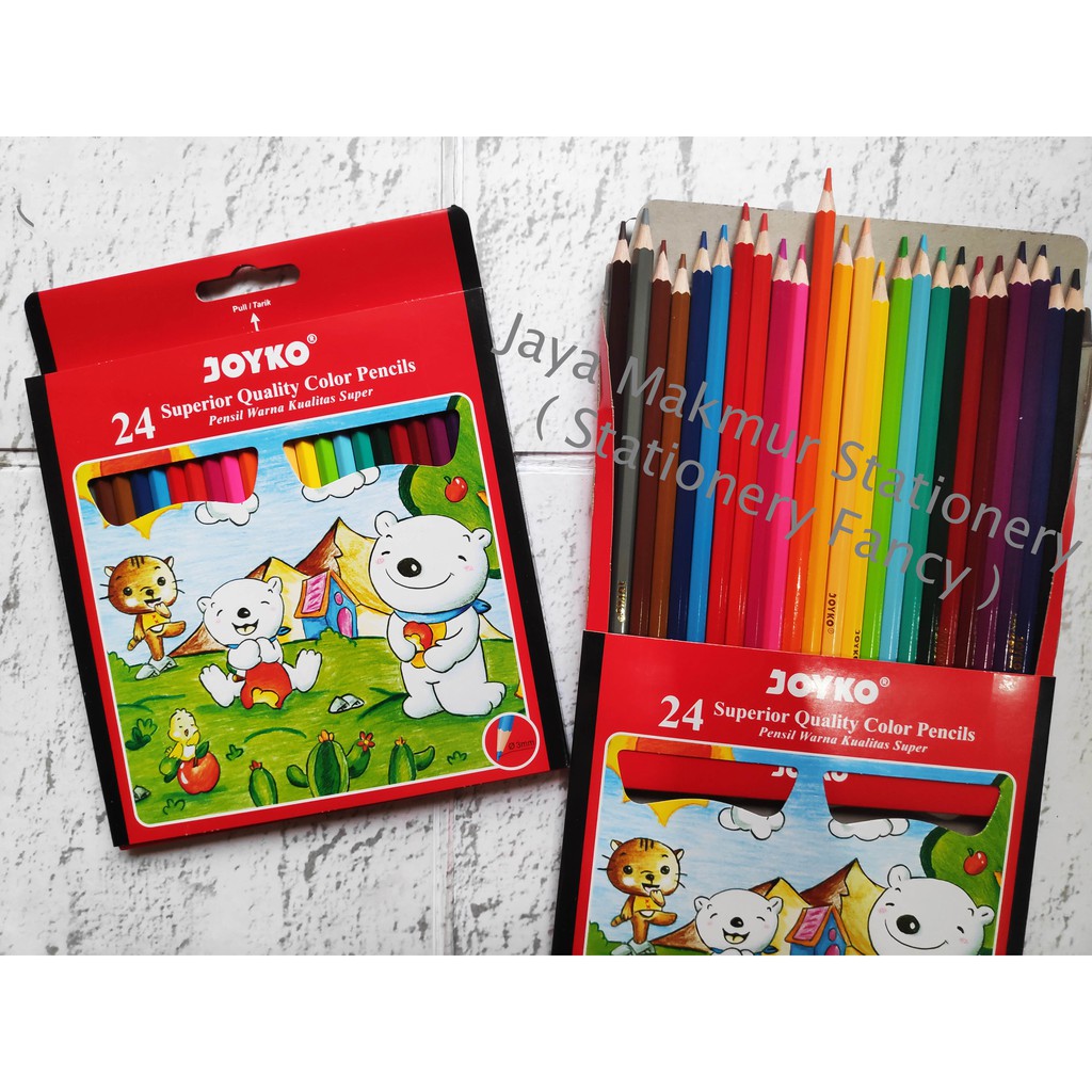 Pensil warna joyko 24 warna CP-24PB