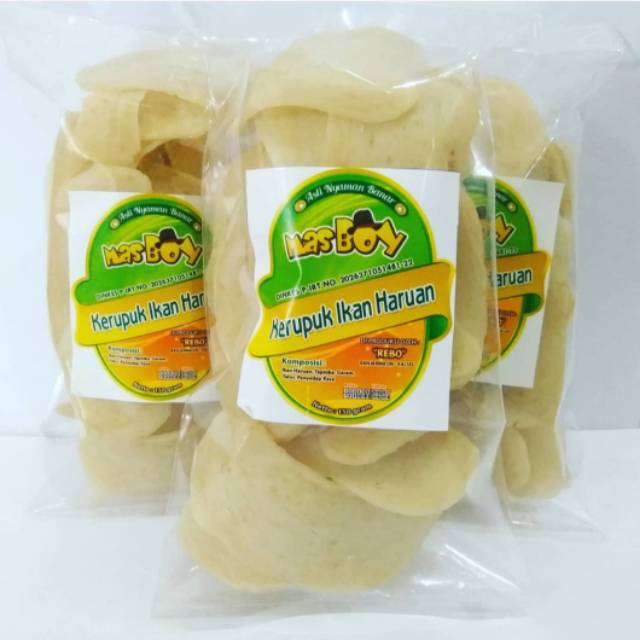 

Kerupuk ikan haruan / gabus