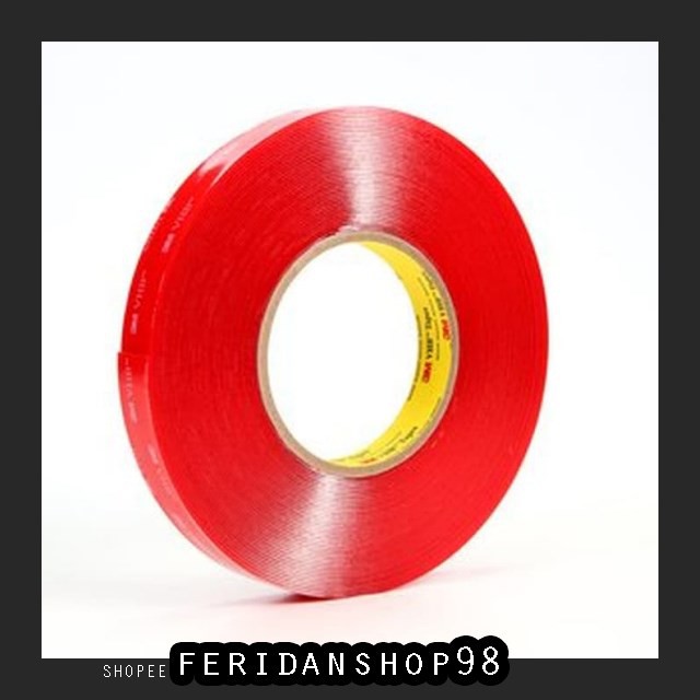 

BT160 3M VHB TAPE BEST 4910 - DOUBLE TAPE BENING TRANSPARENT 0.5 IN X 3 M BY FERIDANSHOP98