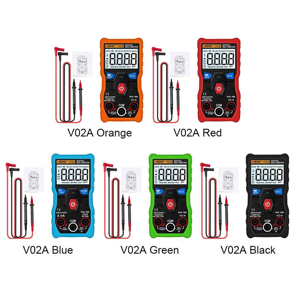 Solighter Digital Multimeter Presisi Tinggi Auto-Ranging True RMS Profesional Capacitor Tester