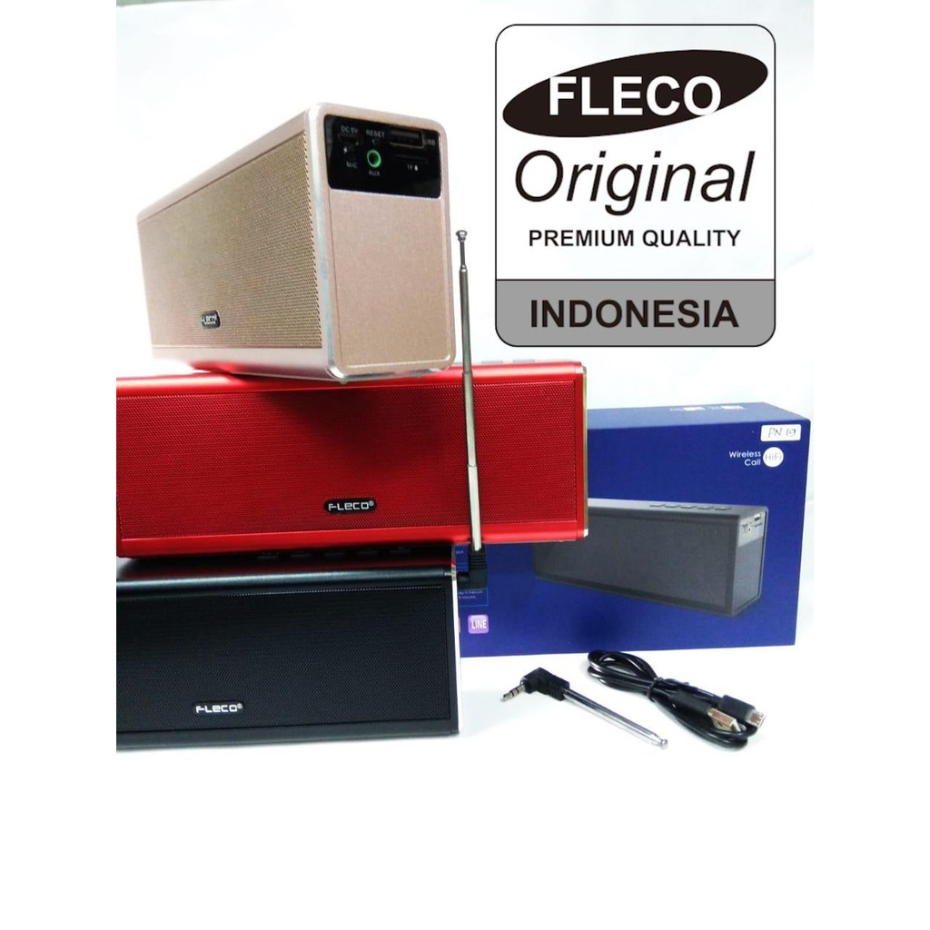 SPEAKER BLUETOOTH FLECO PN19 WIRELESS PREMIUM ORIGINAL