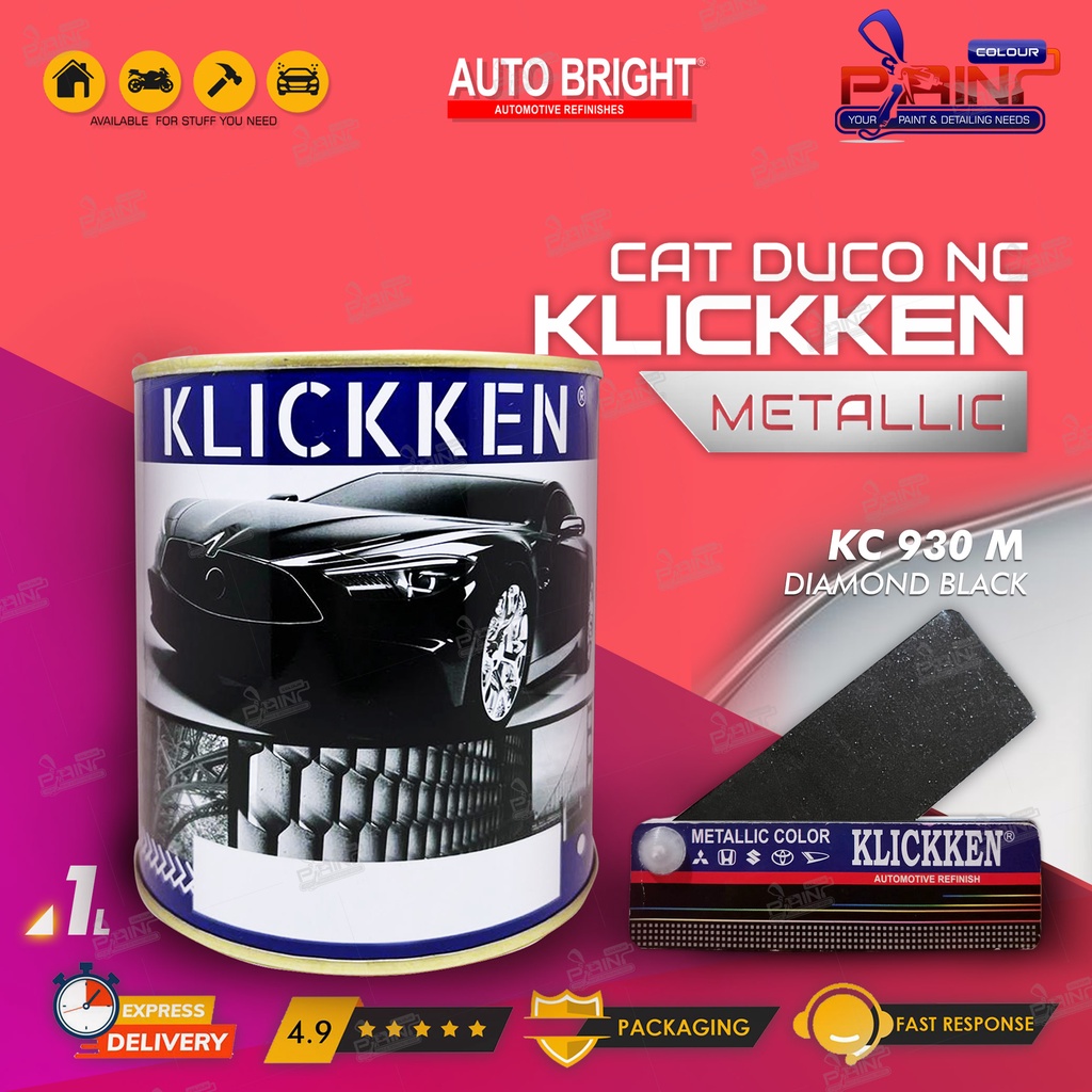 Cat Duco Metallic KLICKKEN METALLIC - KC 930M DIAMOND BLACK