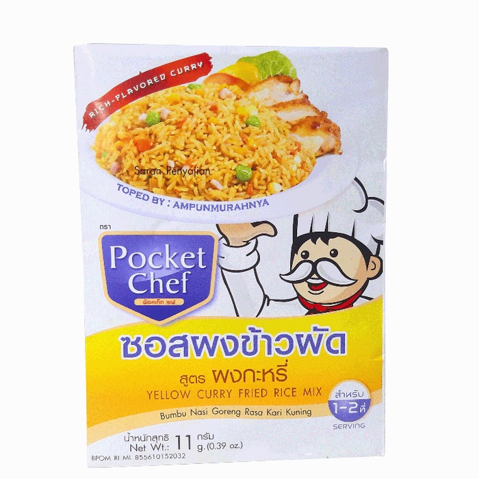 

Pocket Chef Yellow Curry Fried Rice Mix 11G