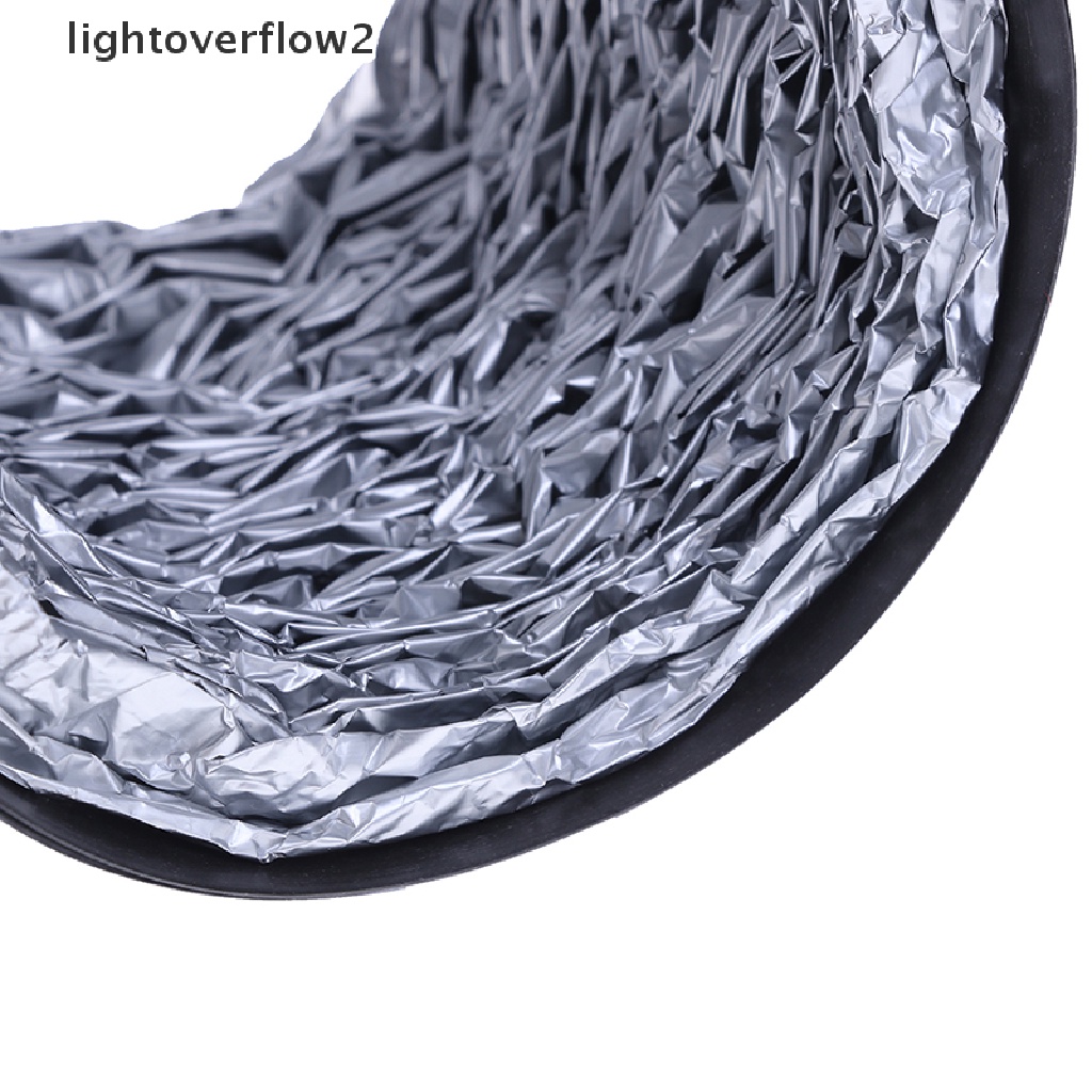 [lightoverflow2] 3.1Inch Flex Air Aluminum Foil Ducting Dryer Vent Hose For Ventilation 1.5M [ID]