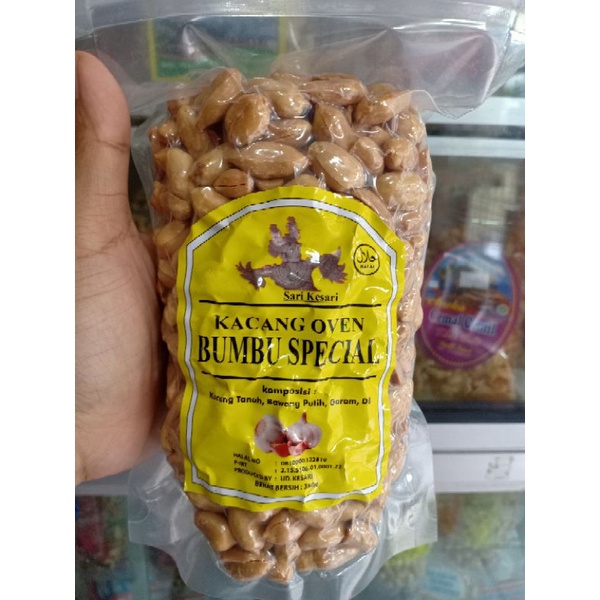 

KACANG OVEN ASLI BALI SARI KESARI BUMBU SPESIAL BAWANG / KACANG KAPRI OVEN SARI KESARI ASLI BALI RASA BUMBU SPESIAL BAWANG 350GR + BUBBLE WRAP