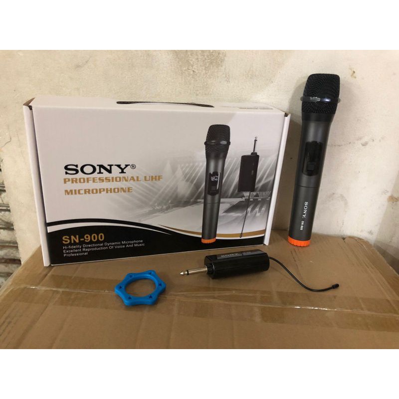 Mic Wireless SONY SN-900 Microphone Song Wireless