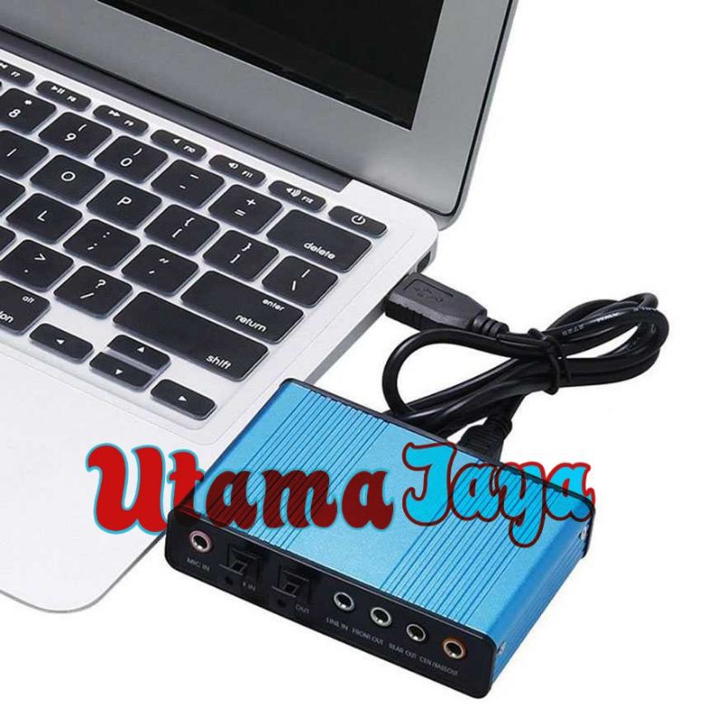 Kebidumei Sound Card External 5.1 Suround USB untuk Laptop PC