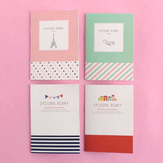 COD MAKASSAR Note Book Mini Motif Travel Vintage Buku Notes Catatan Shopee Online Shop Toko Tamz