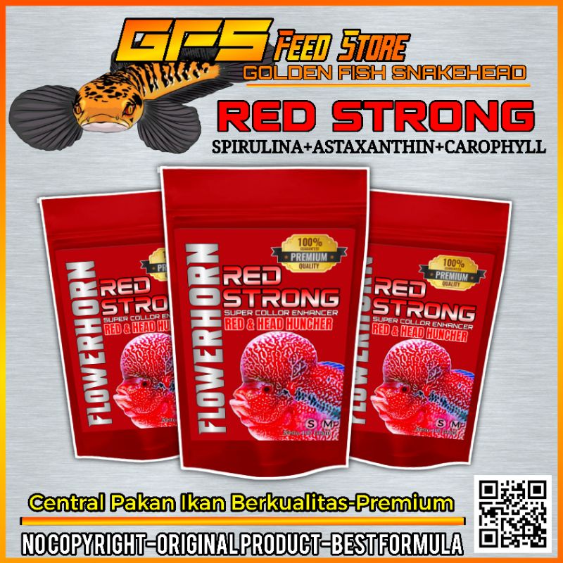 Pelet Louhan RED STRONG 100 GRAM