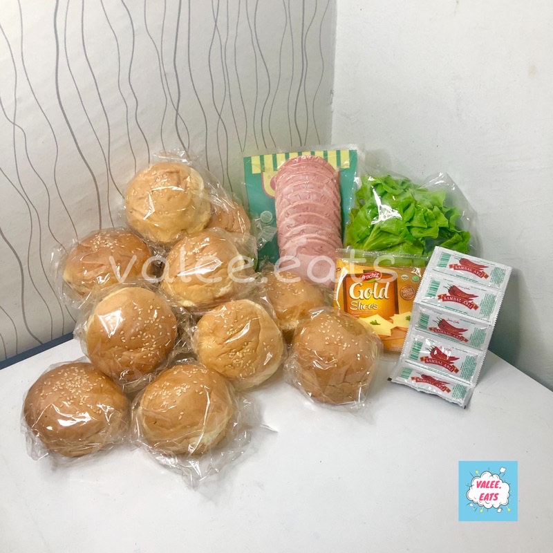 

Paket Medium Beef Burger Lengkap isi 10