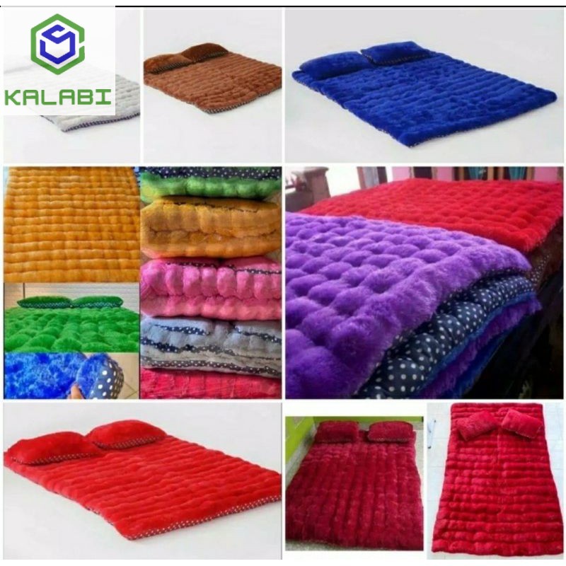 KASUR BULU CIMOL / KASUR BULU BAHENOL / KASUR GENDER / KASUR MENUL BULU RASFUR FREE 2 BANTAL