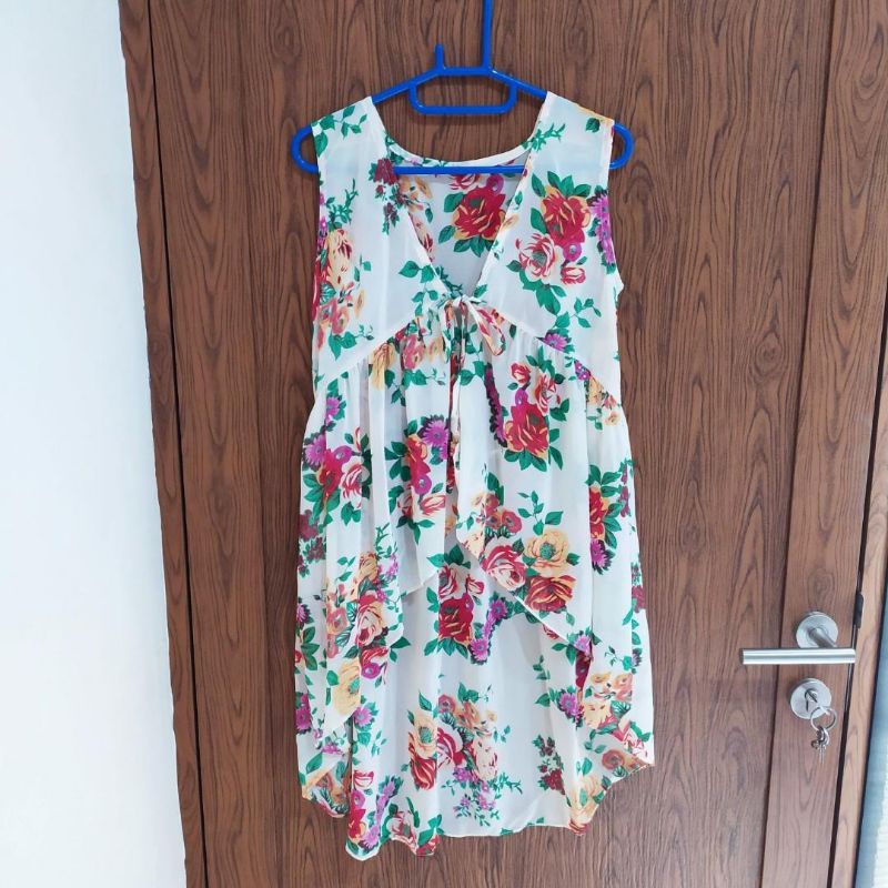 Blouse atasan wanita bunga Cavalier