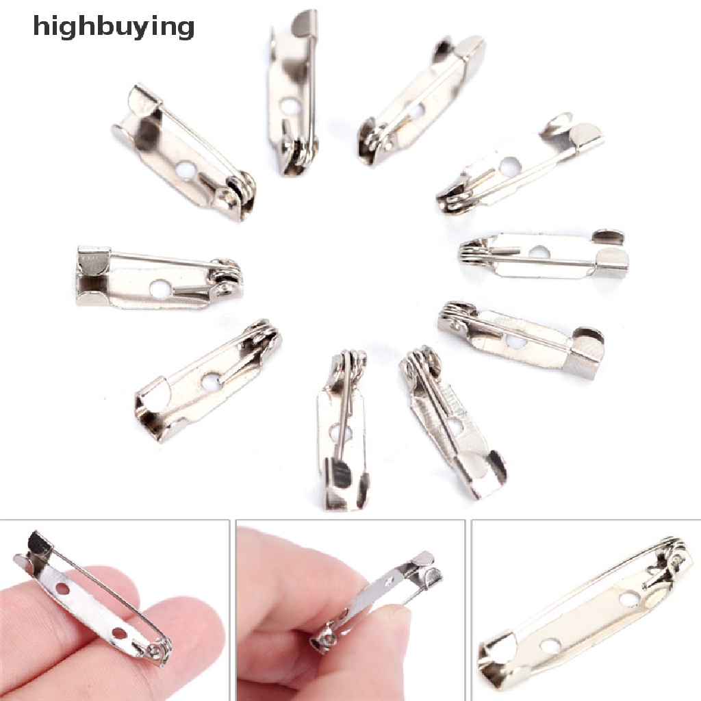 Hbid 10pcs Peniti Bros DIY Ukuran 15-40mm Untuk Kerajinan Tangan