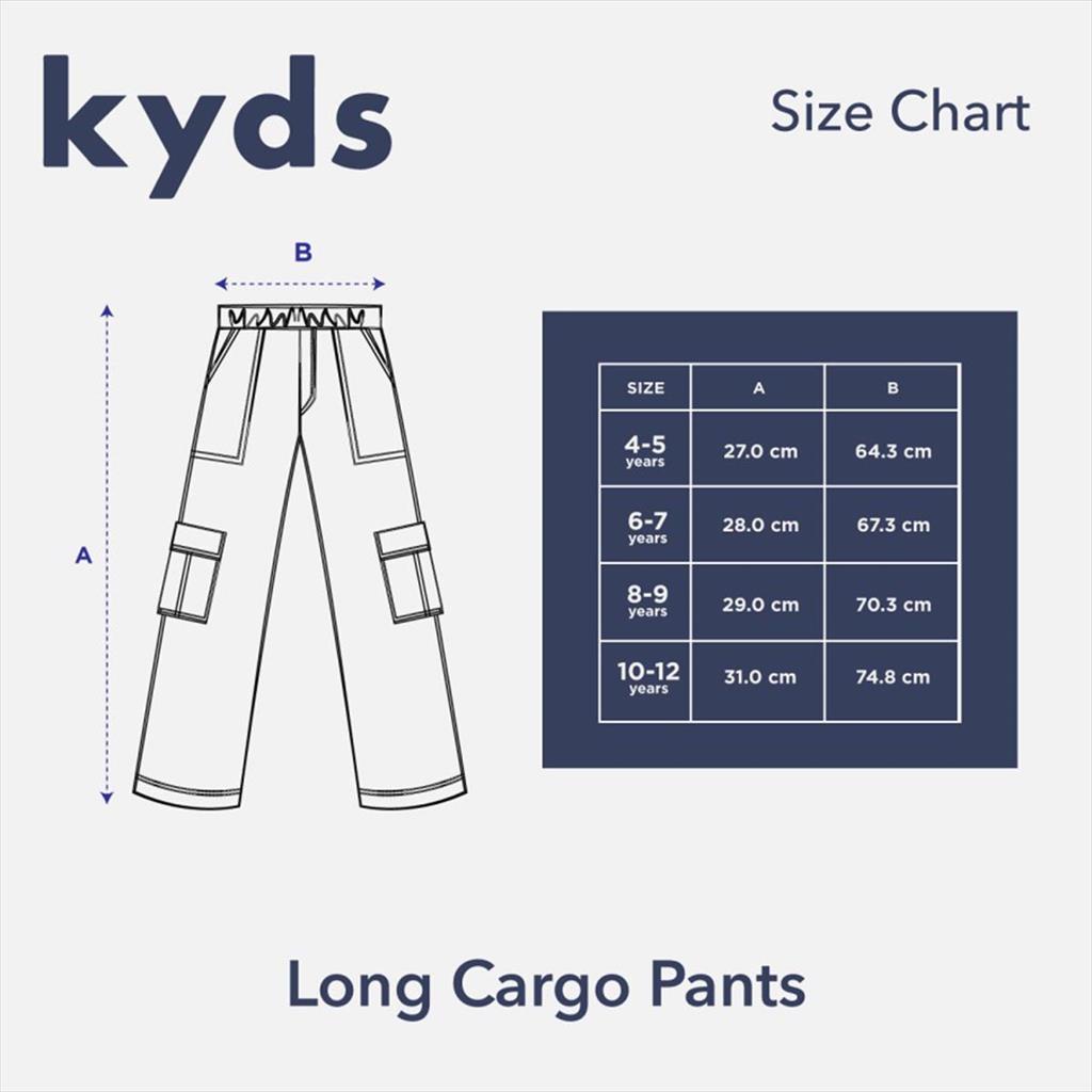 Kyds Long Cargo Pants Jungle Trekker Sage Celana Anak