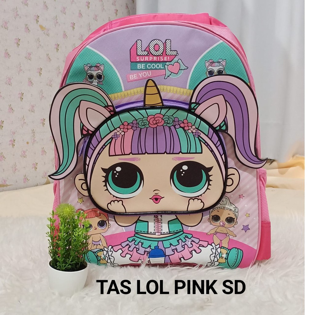 AS Tas Ransel Sekolah L.O.L Anak Ukuran SD dan TK