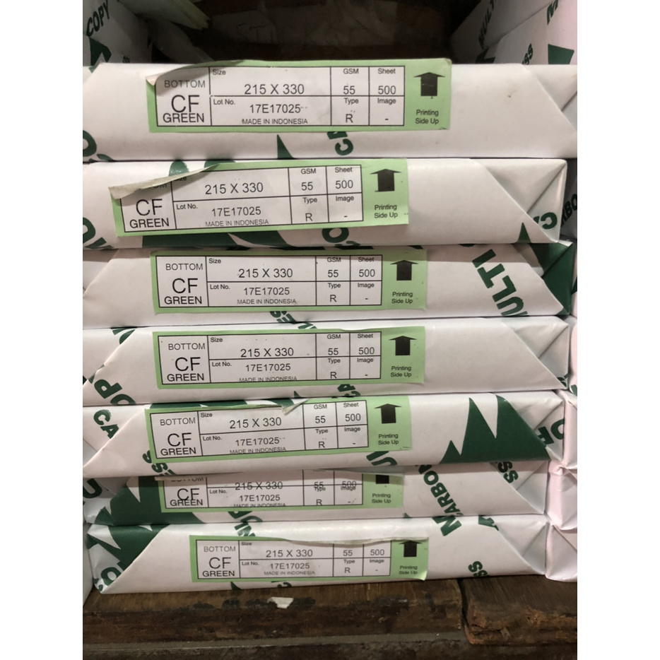 

Kertas Carbonless NCR Bottom Warna