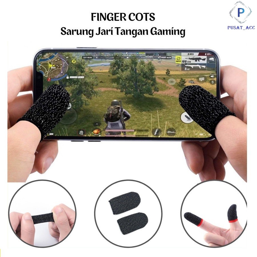 NEW Sarung Jempol Jari Anti Basah Keringat Layar HP PUBG Mobile