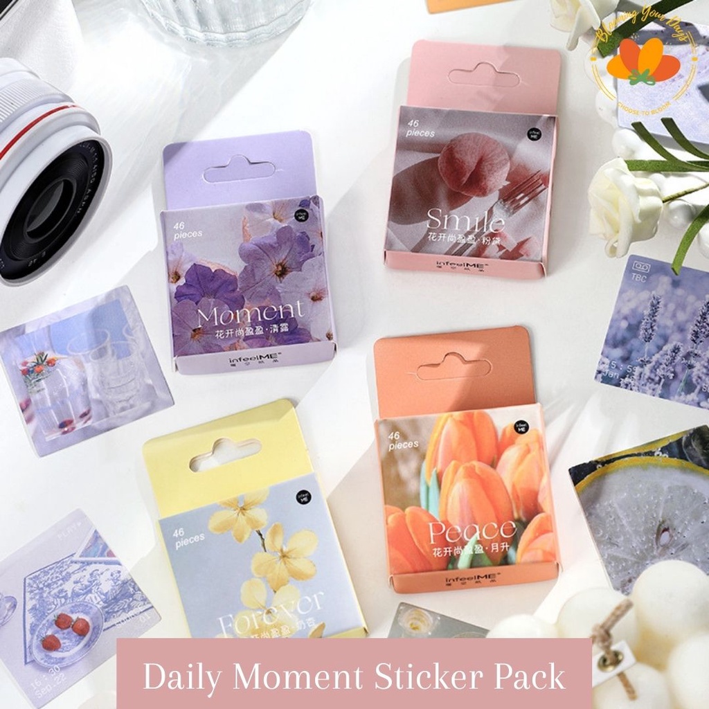 

Bloomingyourdays Sticker DECO pemandangan daily aesthetic journal scrapbook diary notebook buku catatan stiker lucu
