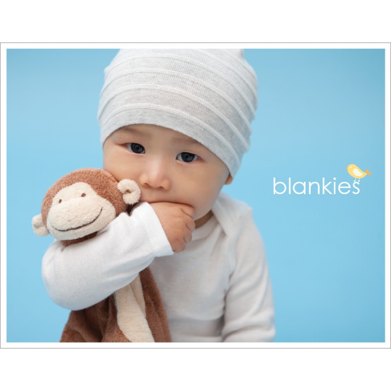 Angel Dear Mini Blankie Twins - Monkey