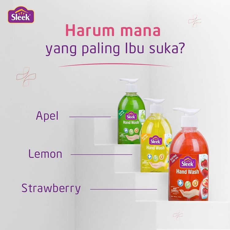 Sleek Hand Wash Pembersih Tangan 500 ml