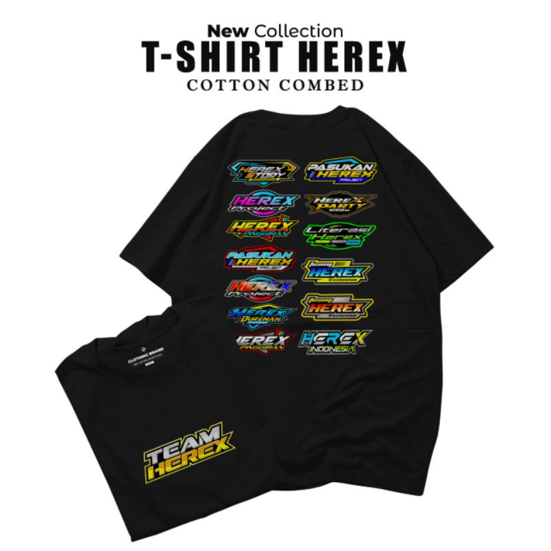 Kaos Team Herex - Herex Indonesia - Herex Merchandise - Racing Pria