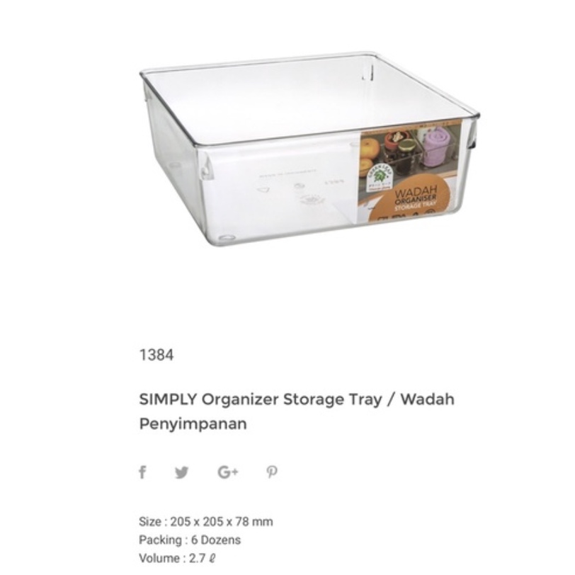 【GOGOMART】Storage Organizer Acrylic Akrilic Transparan / Tempat Penyimpanan Laci Meja &amp; Kulkas Aesthetic