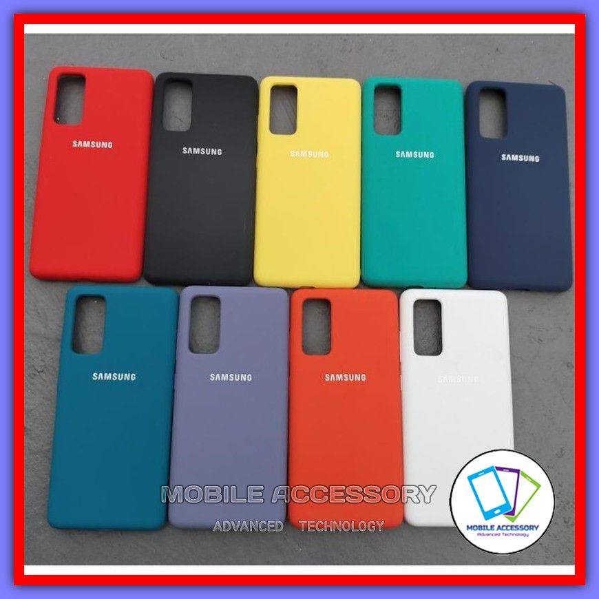 Softcase Samsung Galaxy S20 FE S20FE Silicone Case Full Cover Silicon Soft Case Original Murah