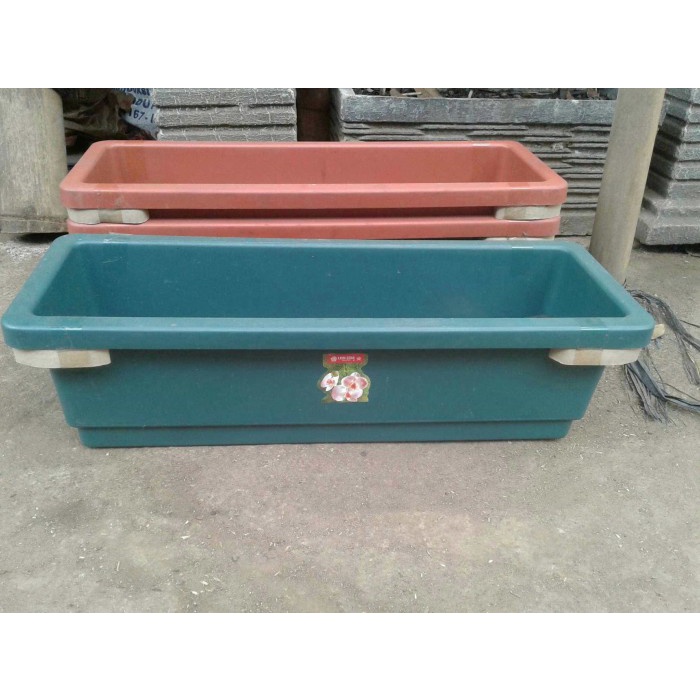 pot bunga | plastik panjang |20x50cm