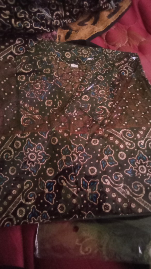 Batik Couple Keluarga Sania Ruffle Ori Ndoro Jowi Dnt Mataram