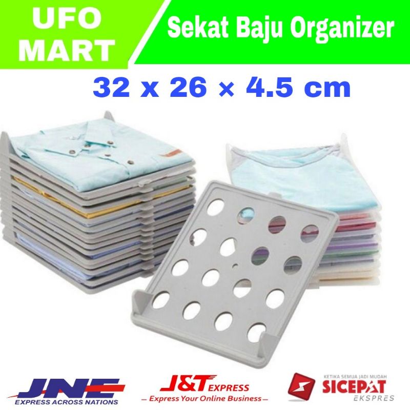 sekat baju organizer tatakan pakaian clothes organizer ukuran besar murah