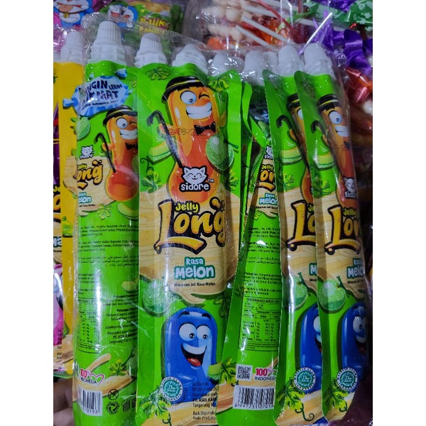 

jelly long sidore jelly panjang aneka rasa buah isi 10pcs x 90ml