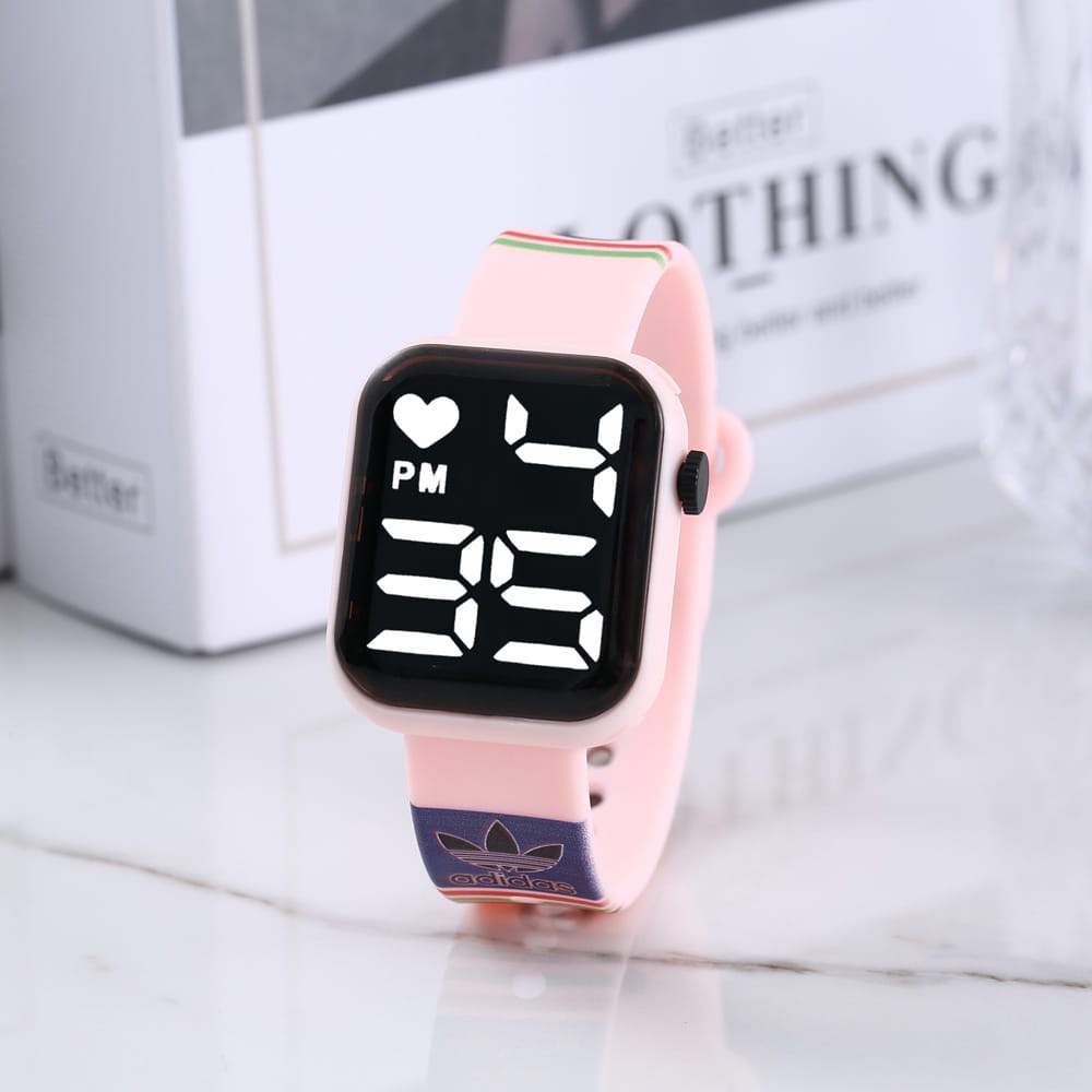 KWS JAM TANGAN WANITA TREND LED DIGITAL STRAP RUBBER TERLARIS TW-15