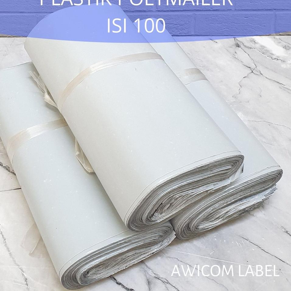 

Model Terheboh 28x42 POLYMAILER PUTIH Plastik Packing ukuran 28 x 42 cm isi 100