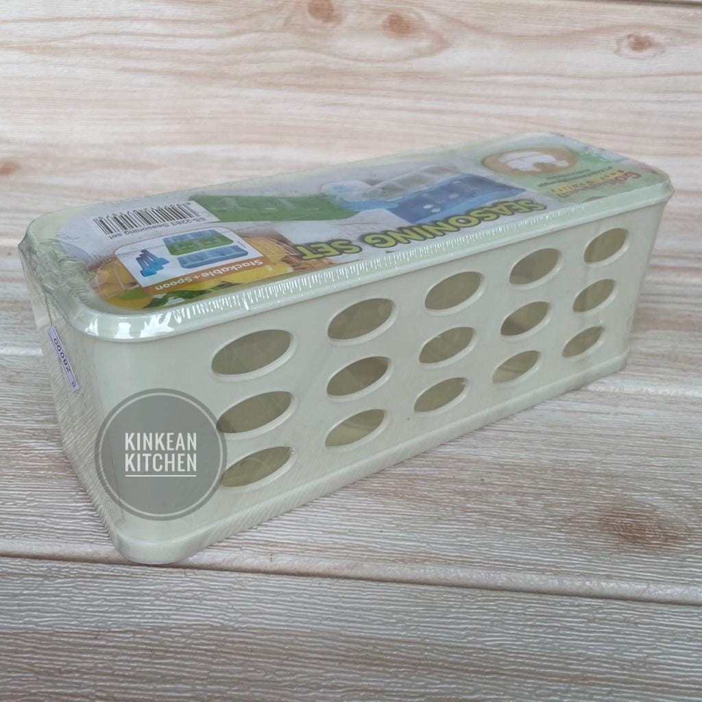 Wadah Bumbu Seassoning Set Tempat Bumbu Plastik Golden Hen SS-2283