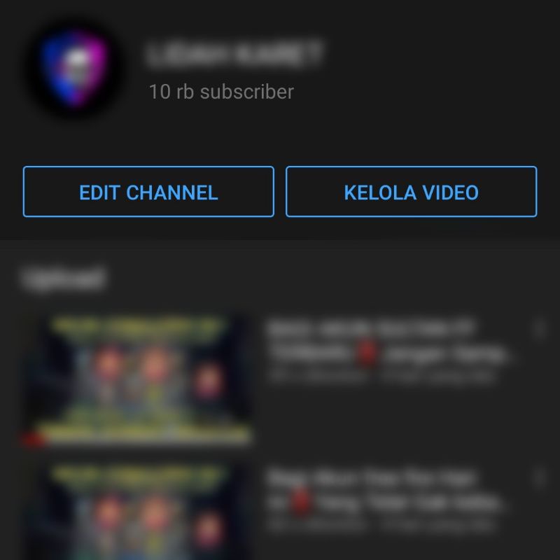 AKUN YOUTUBE 10.000 Subscriber Akun Tahun 2020