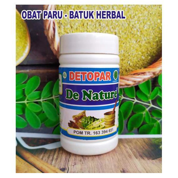 Detopar De Nature Asli Obat Paru Paru Ampuh Herbal Resmi PT. De Nature Indonesia