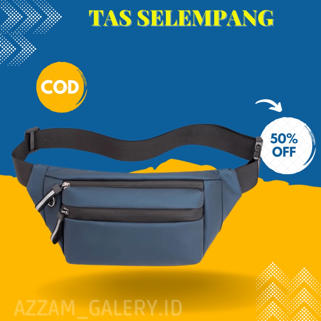 Tas Selempang Pria Distro Original Import Wasitbag Tas Slempang Bahu Pinggang Pria Cowok Dewasa Rema