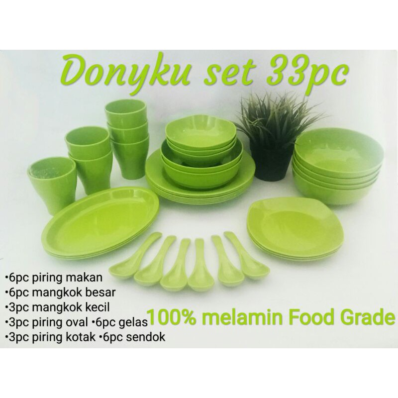 • DONYKU MELAMIN SET 33pc •