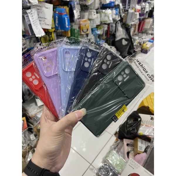 REDMI NOTE 10/10S/NOTE 10 PRO/NOTE 9/NOTE 9 PRO/X3 SOFTCASE CAMSHIELD SLIDE PENUTUP KAMERA BELAKANG