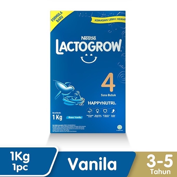 Lactogrow Tahap 4 Active Grow Vanila 1 kg