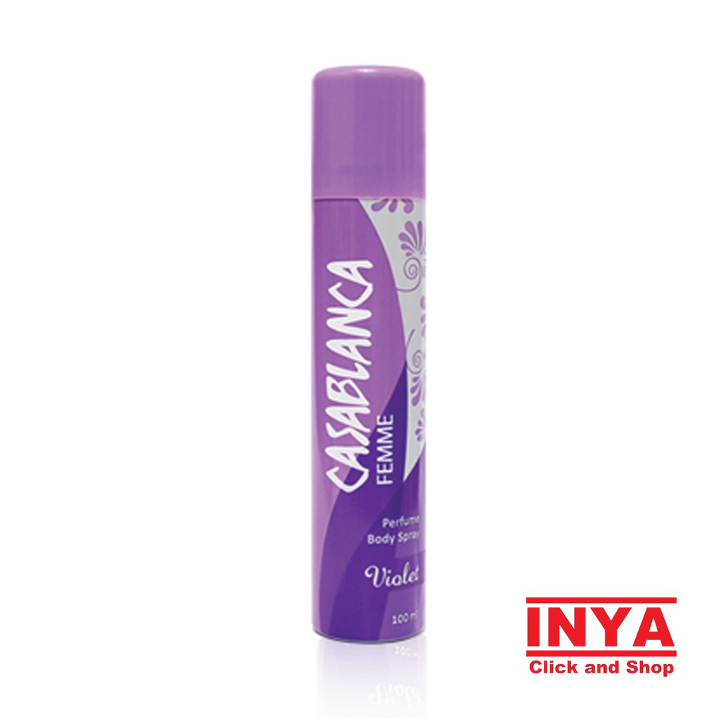 Body Spray Parfum CASABLANCA FEMME VIOLET - PERFUME BODY SPRAY 100ml