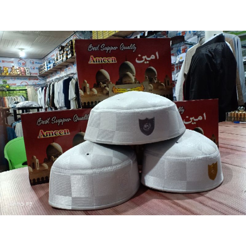 A5 AMEEN CATUR kopiah malaysia A5 Ameen motif