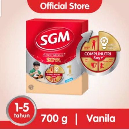 SGM EKSPLOR SOYA 1 PLUS 700 GRAM VANILA / MADU , SGM SOYA 1 PLUS  MADU/VANILA 700 GRAM