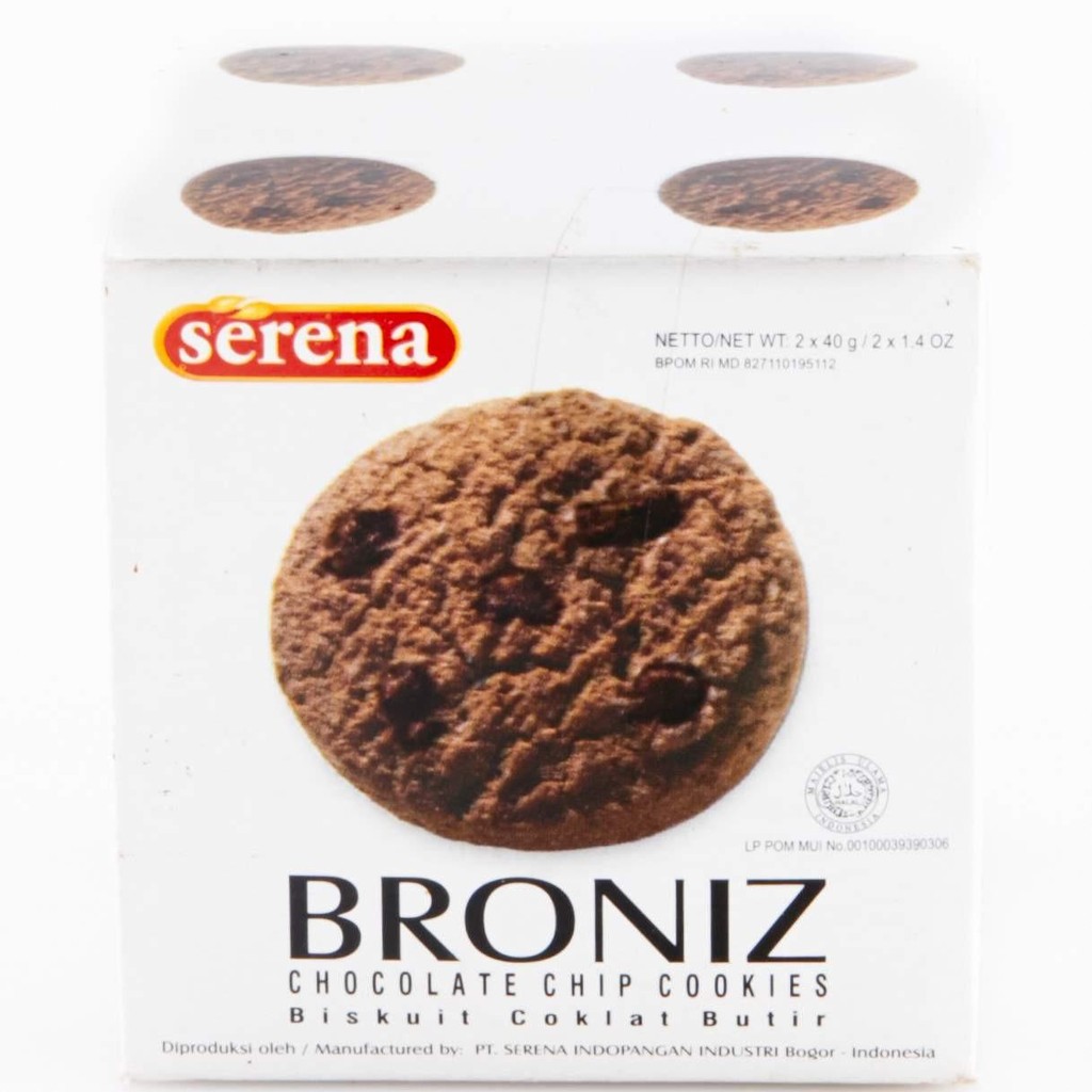 

Serena Chocolate Chip Cookies Broniz 80 g