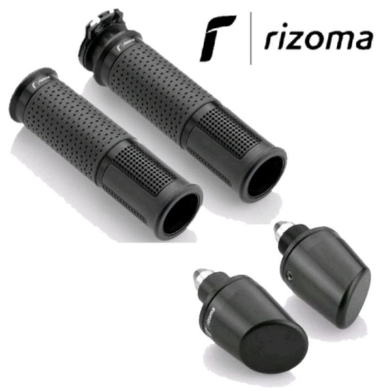 Grip Gas Rizoma Lux + Jalu Bar End Rizoma MA520 Universal motor